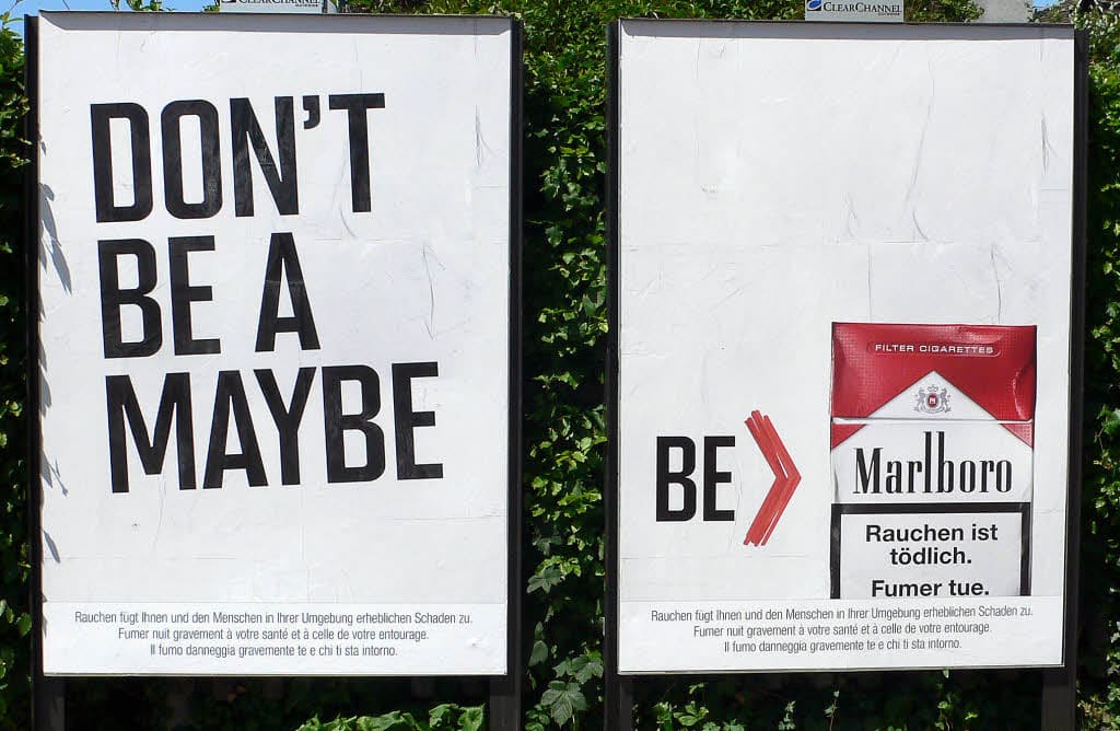 Don't be a maybe - be Marlboro - Markentechnik-blog