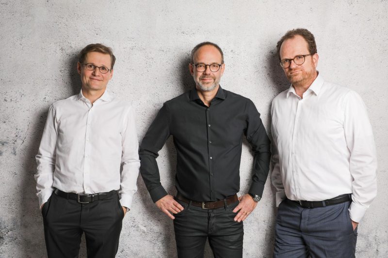 Die Partner der Brandmeyer Markenberatung: Peter Pirck, Andreas Ebeling, Henning Meyer